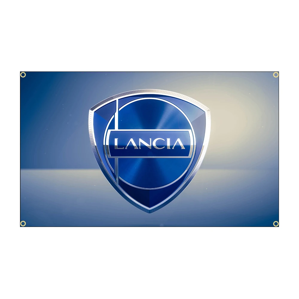 90x150CM 3x5Ft Lancias Sports Racing car Flag Polyester Printed Garage or Outdoor Decoration Tapestry