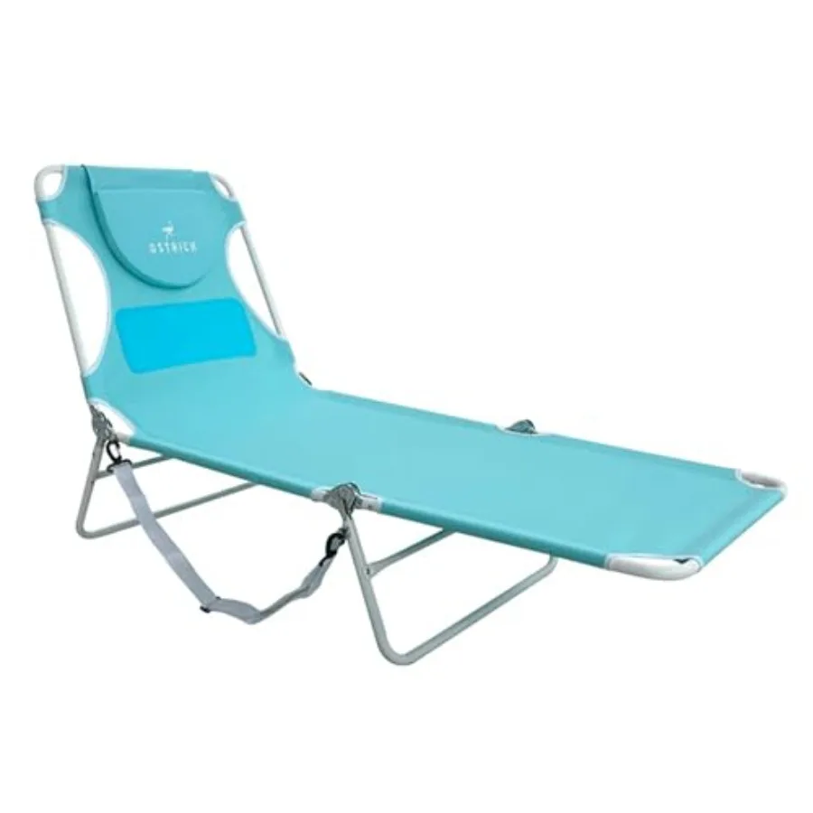

Ladies Comfort Lounger with Chest Support Foldable and Portable Reclining Outdoor Patio Beach Lawn Camping Pool Tanning Chair i