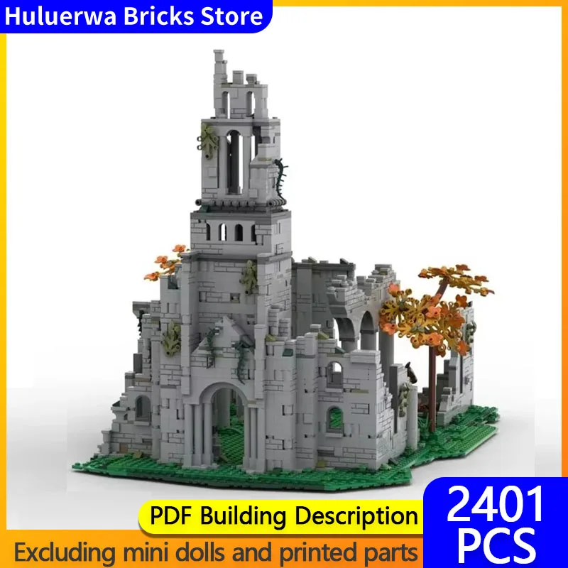 Movie Medieval Castle Model MOC Building Bricks Wilderness Church Modular Technology Gifts Holiday Assemble Children Toys Suit