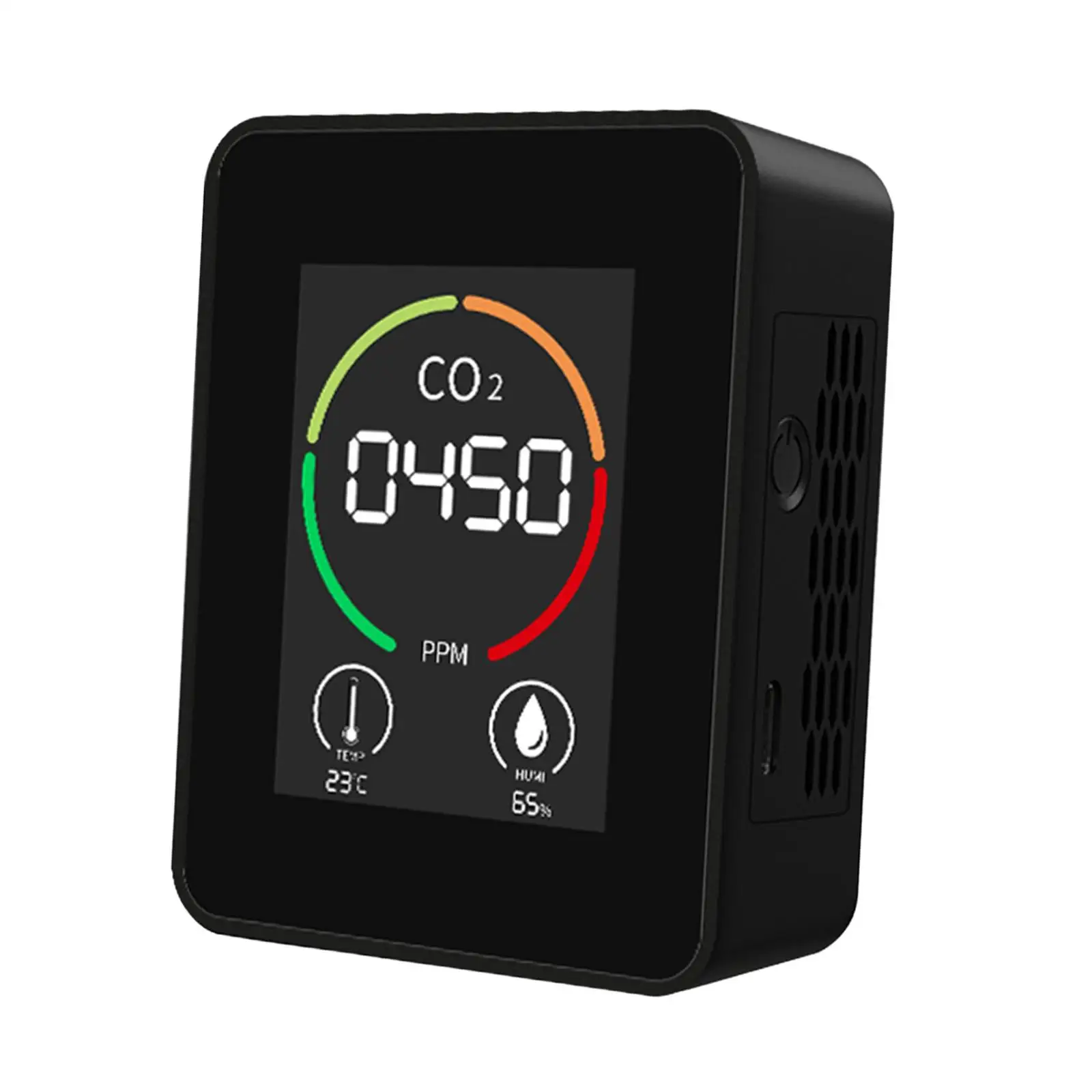 Co2 Monitors Accurate Temperature Humidity Monitor for Garden Office Indoor