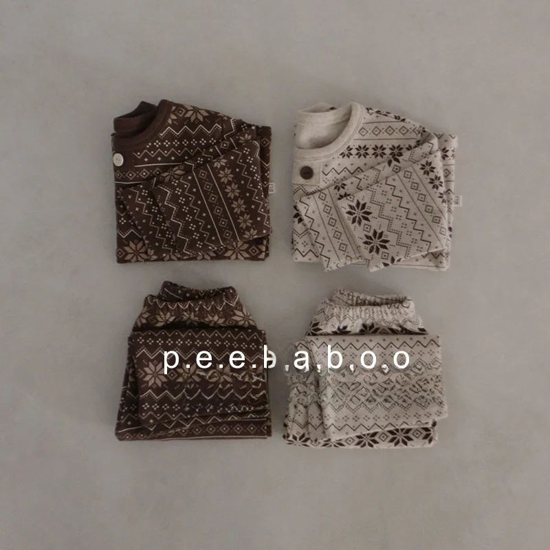 cisas-set-spwear-invernale-per-bambini-allentati-abbigliamento-per-la-casa-pigiama-ex-miscela-di-cotone-confortevole-materiale-morbido-per-bambini