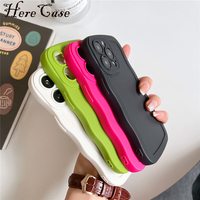 TPU Solid Silicone Phone Case For Xiaomi Mi 13 12S 12T 12 11 10 10i 12X 11X 10T 9T 11i 9 Lite Pro Ultra SE Curly Wave Back Cover