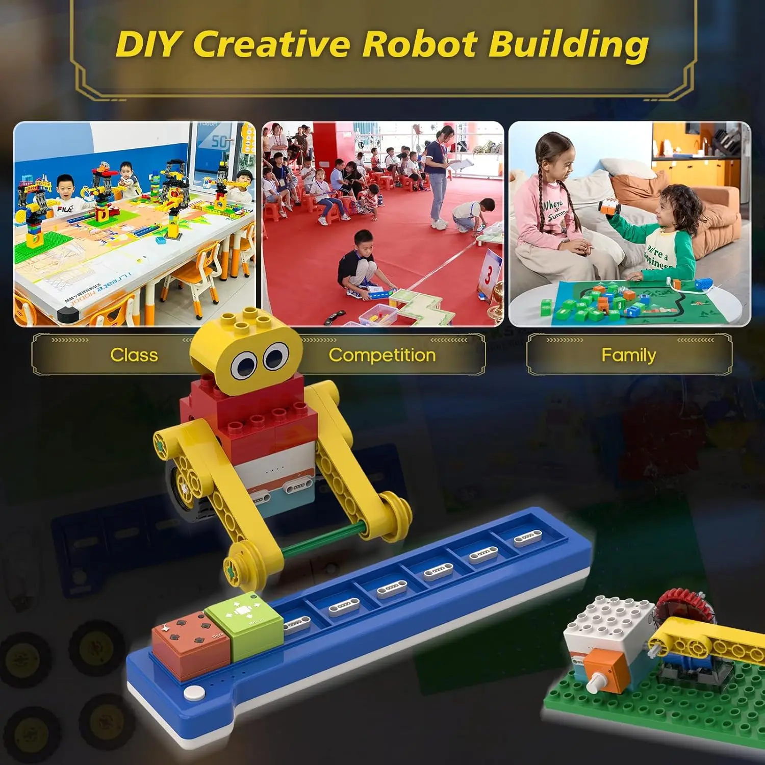 Zestaw robota do programowania bez ekranu 10 w 1 dla dzieci, ponad 85 elementów, zestawy naukowe, konstrukcja robotyki STEM, edukacyjne projekty programistyczne, prezenty