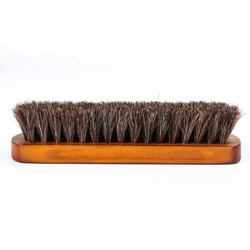 

Horsehair Shoe Brush Bootpolish Cleaning Brush Leather Real Horse Hair Soft Polishing Tool Brush Care Fit For Suede Scrub Boots