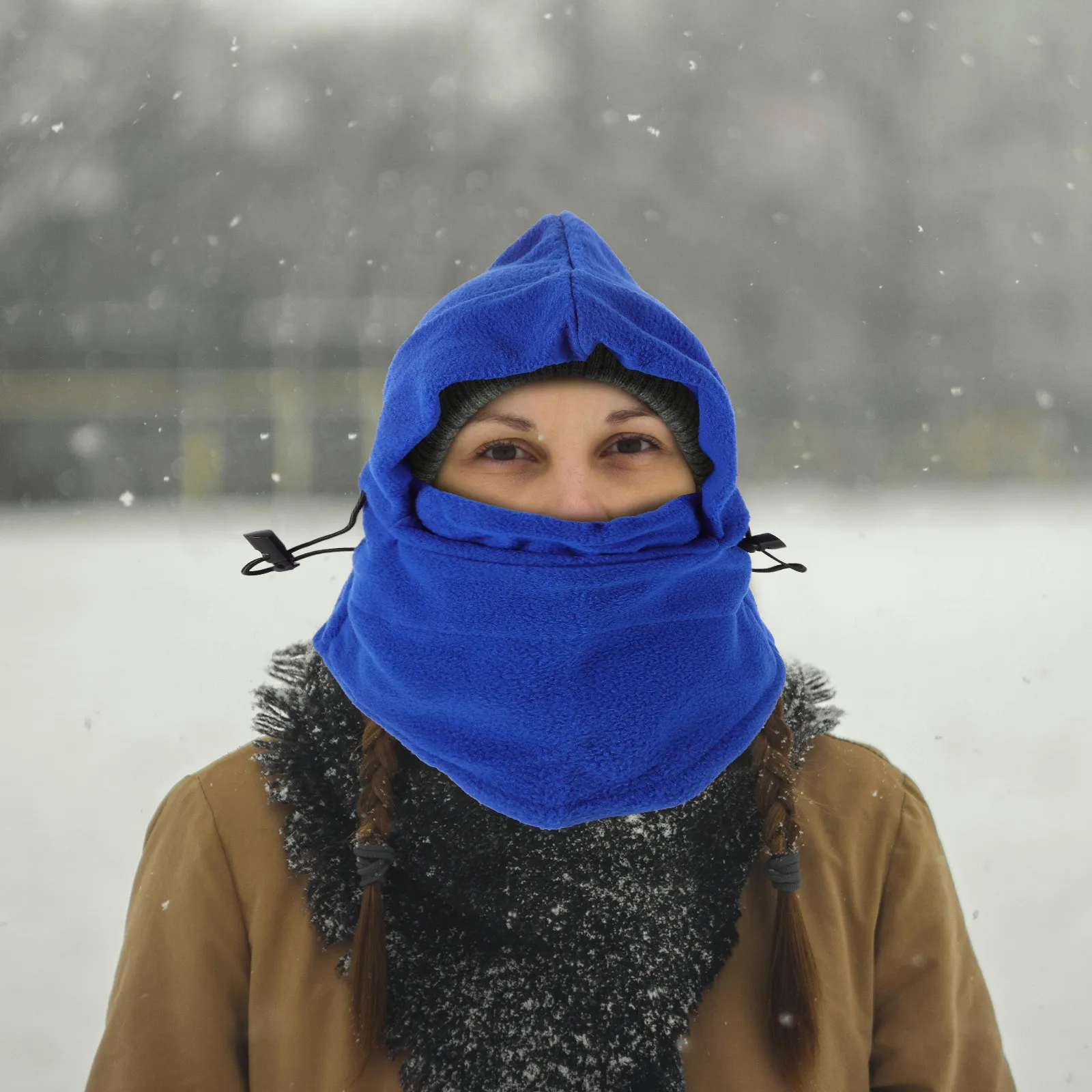 

Winter Windproof Full-Cover Balaclava for Motorbike Riding Skiing Mountaineering Running Hiking Cycling Outdoor Sports Face Neck