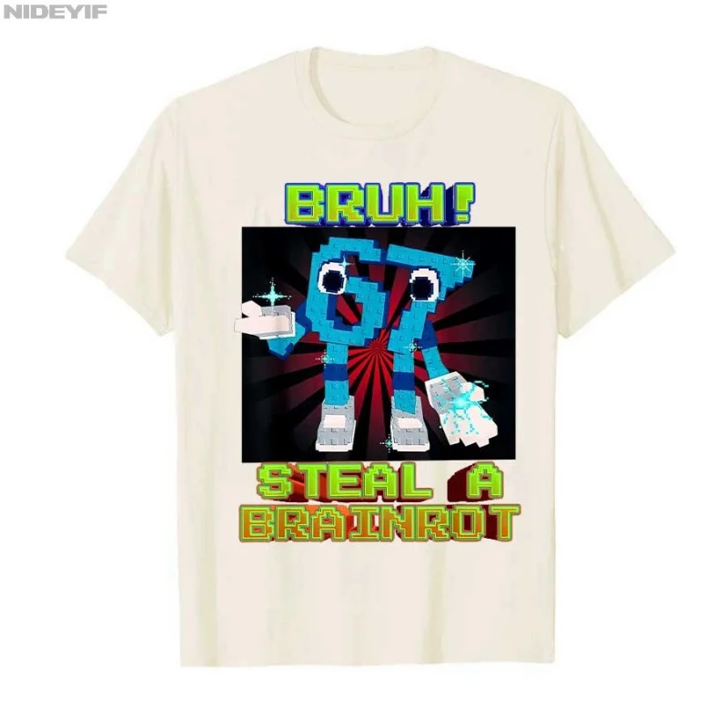 Bruh 67 ستة سبعة 6-7 مضحك Brainrot ميمي للمراهقين الكبار تي شيرت Y2k الفن الملابس الجمالية الجدة هدية روح الدعابة قائلا المحملة #4