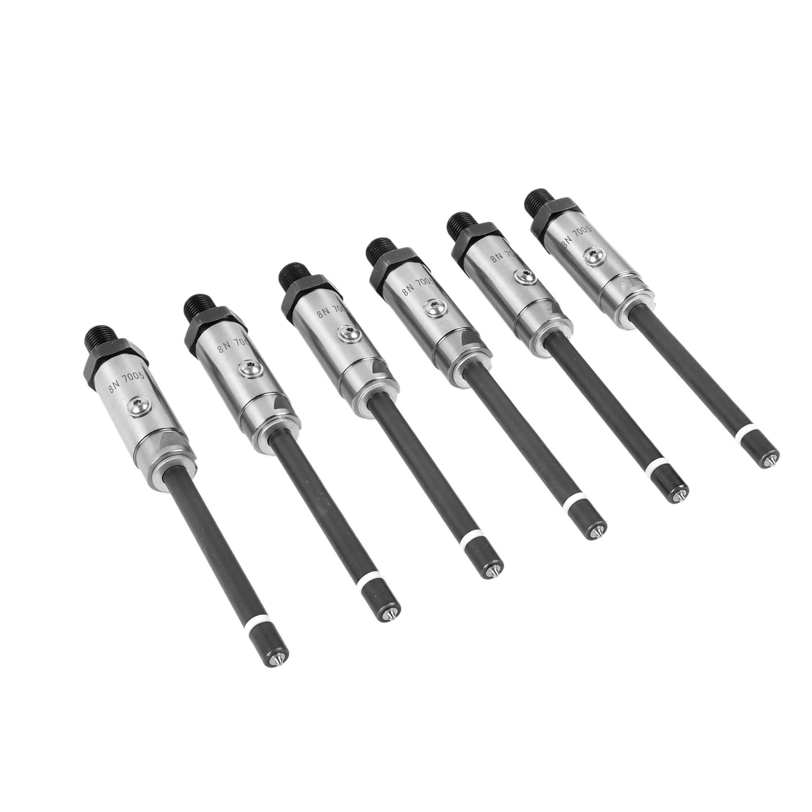 6pcs Fuel Injector Pencil Nozzle 8N-7005 8N7005 OR3418 Fit For CAT Caterpillar 3304 3304B 3306 3306B New Excavator