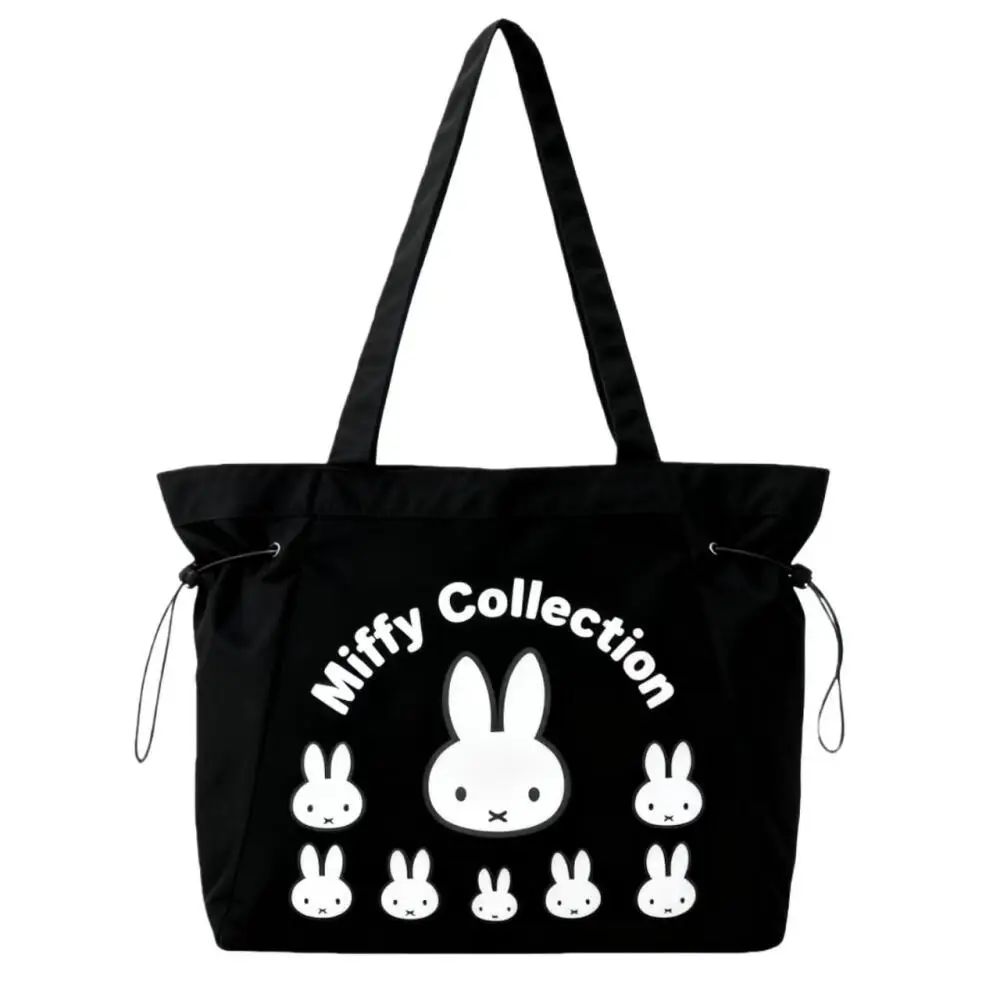 

New Miffy Tote Bag Single Shoulder Crossbody Handbag Kawaii Cartoon Large Capacity Supermarket Eco friendly Shopping Bag
