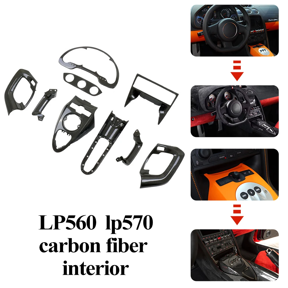 

Auto Parts Carbon Fiber Interior Car Accessories Dashboard for Gallardo LP550 LP560 LP570custom
