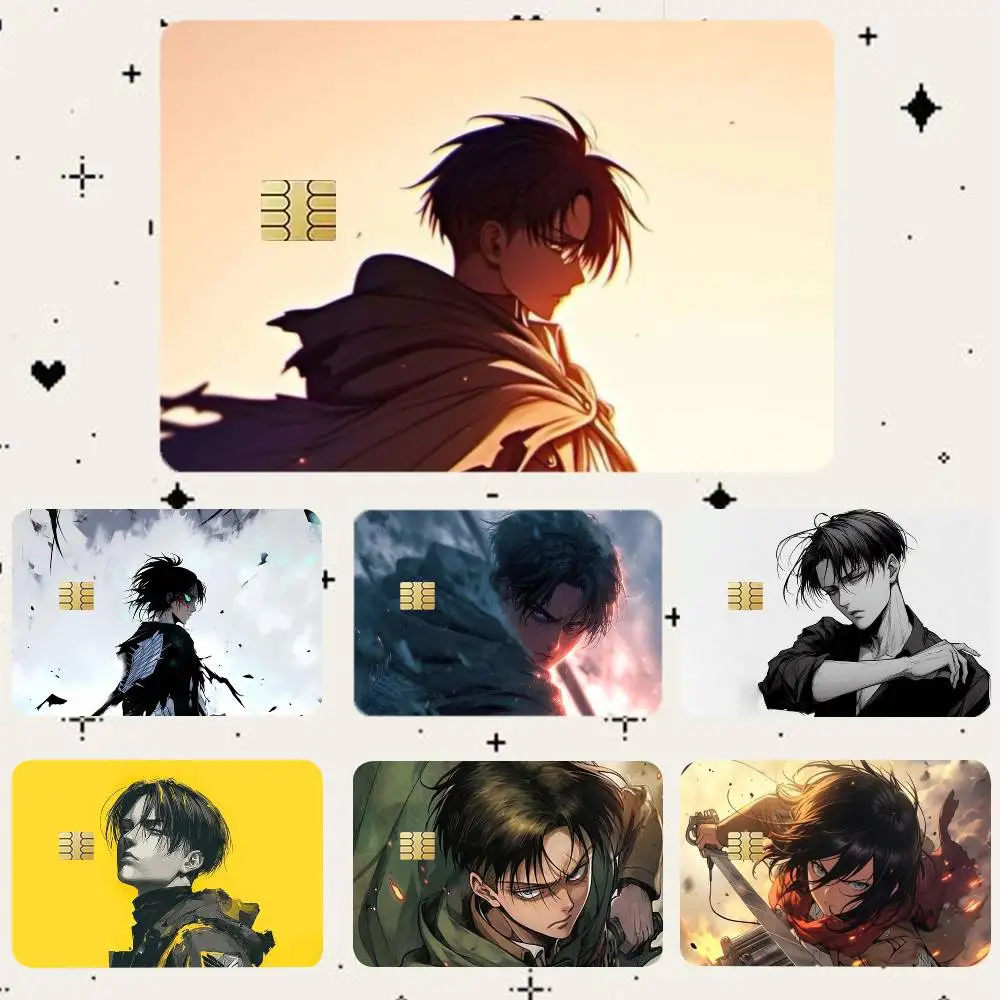 

A-Attack on Titan-n HD Waterproof Card Skins Protective Stickers for Credit Bank Game Cards