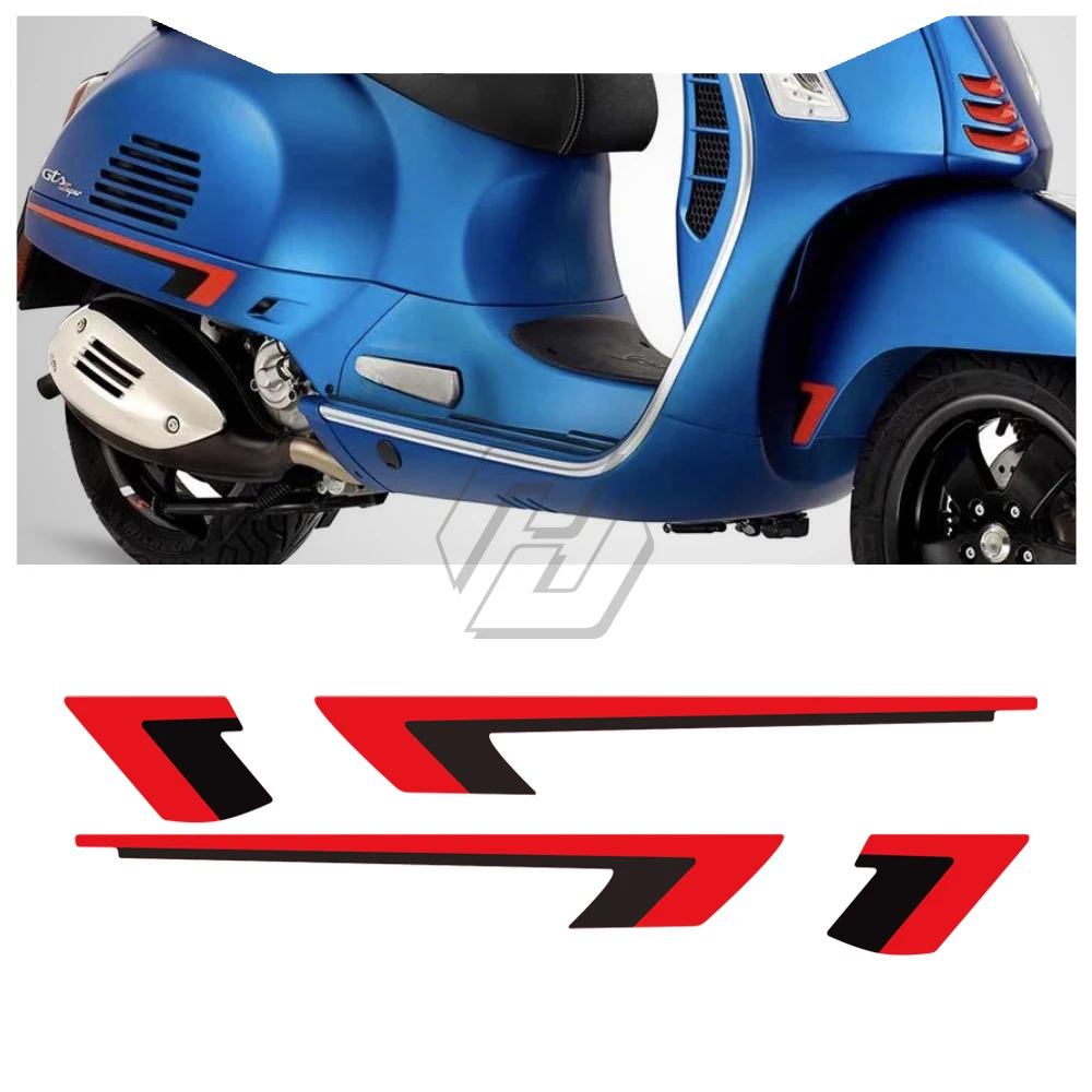 Motorcycle Decal Graphic Kit Case for Vespa GTS 300 Super Sport 2019 2020 HPE Stickers