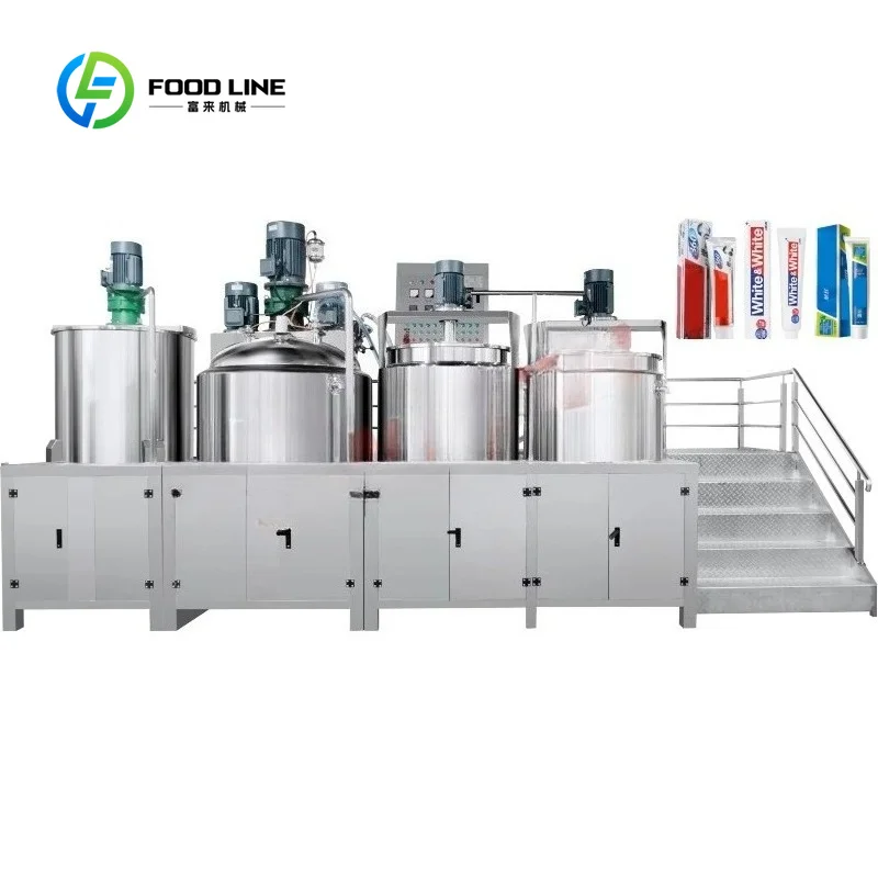 Vacuum Homogenizer Emulsifying Mixer Customized Equipment for Toothpaste and Ointment Manufacturing