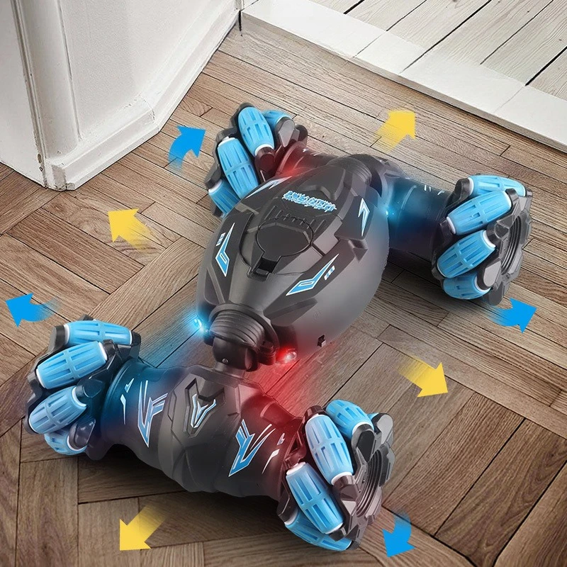 Gesture Sensing Remote Control Stunt Car 4WD Off-Road Twist Drift Car with LED Lights RC Toys Vehicle Kids Toys Birthday Gift