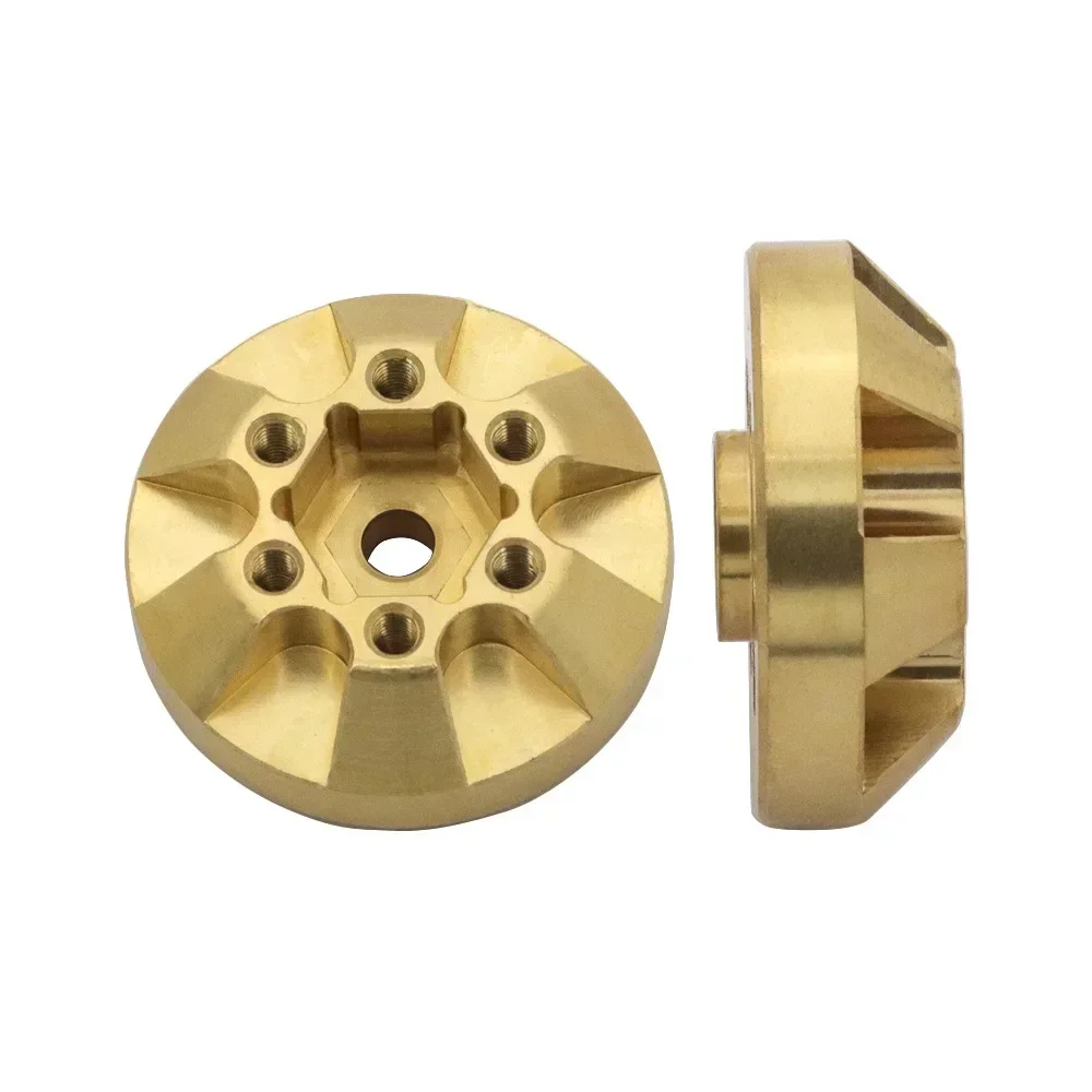 Brass Internal Weights Brake Disc Counterweight for TRX4 TRX6 Axial SCX10 90046 1/10 RC Crawler VP Wheel Hub