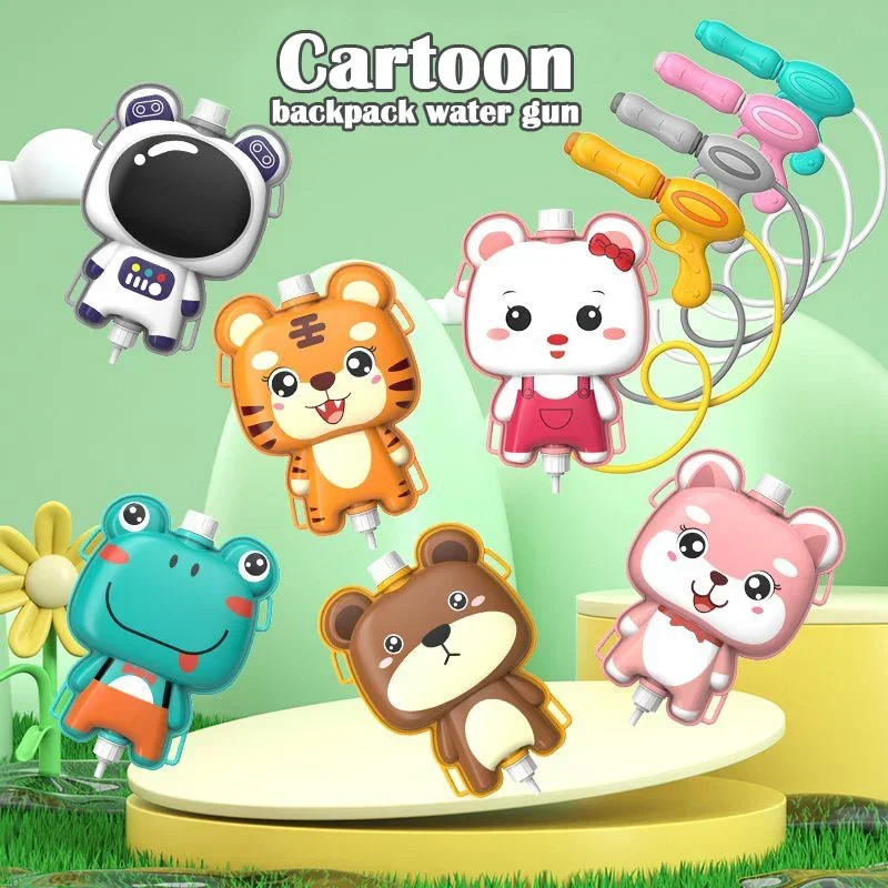 Squirt Toy Summer Water Guns Cartoon Animals Pool Toys Outdoor Beach Water Battle Wimming Pool Party Backpack Spray Water Gun