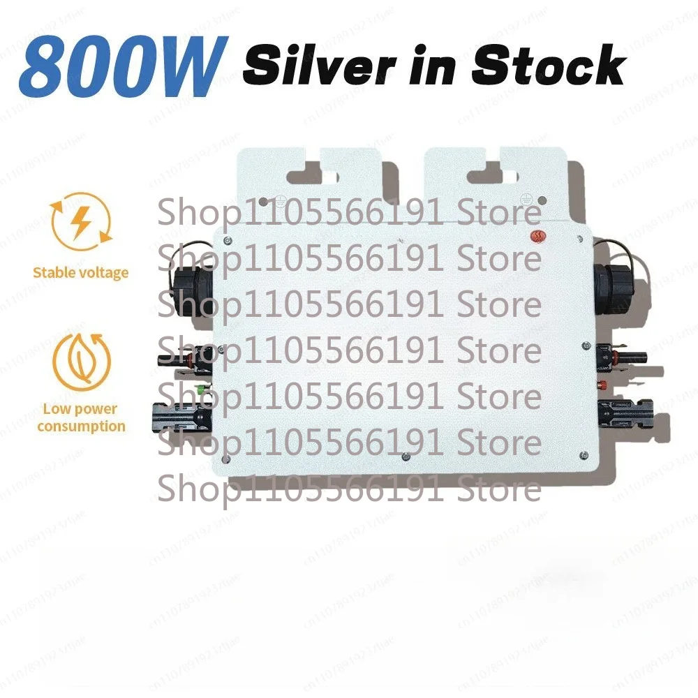800W Grid-Tied Micro Inverter, WIFI Mobile Phone Control Solar Microinverter for Balcony Home Plug Play PV System