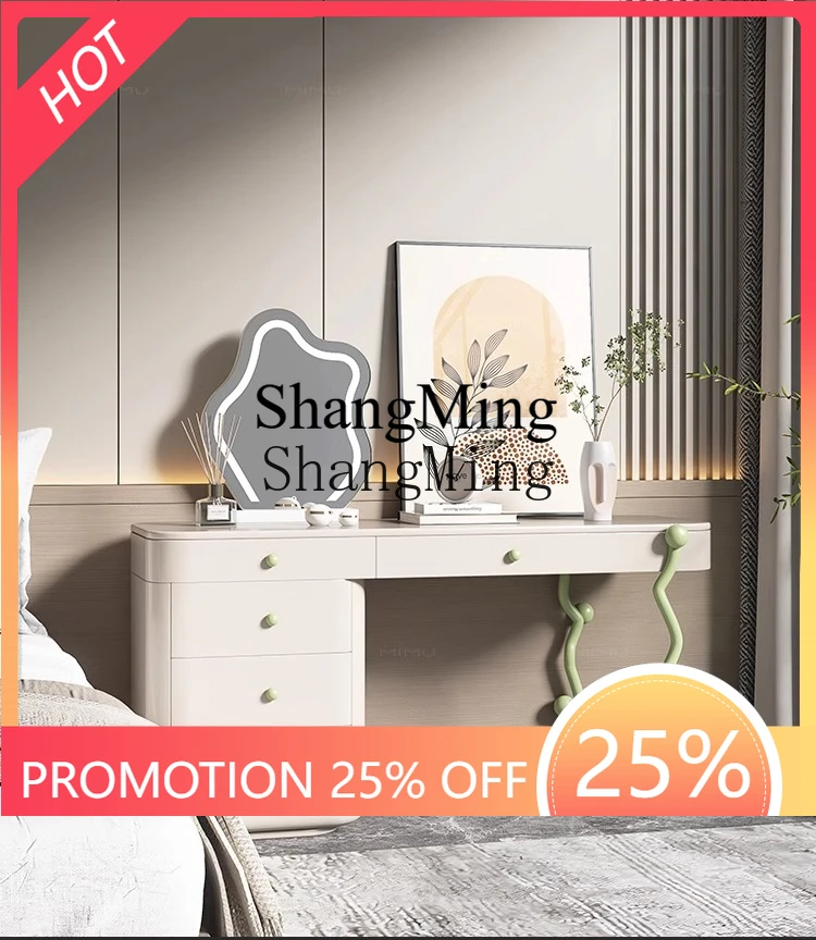CL  wood simple modern bedroom dresser light luxury high sense master bedroom makeup table makeup table