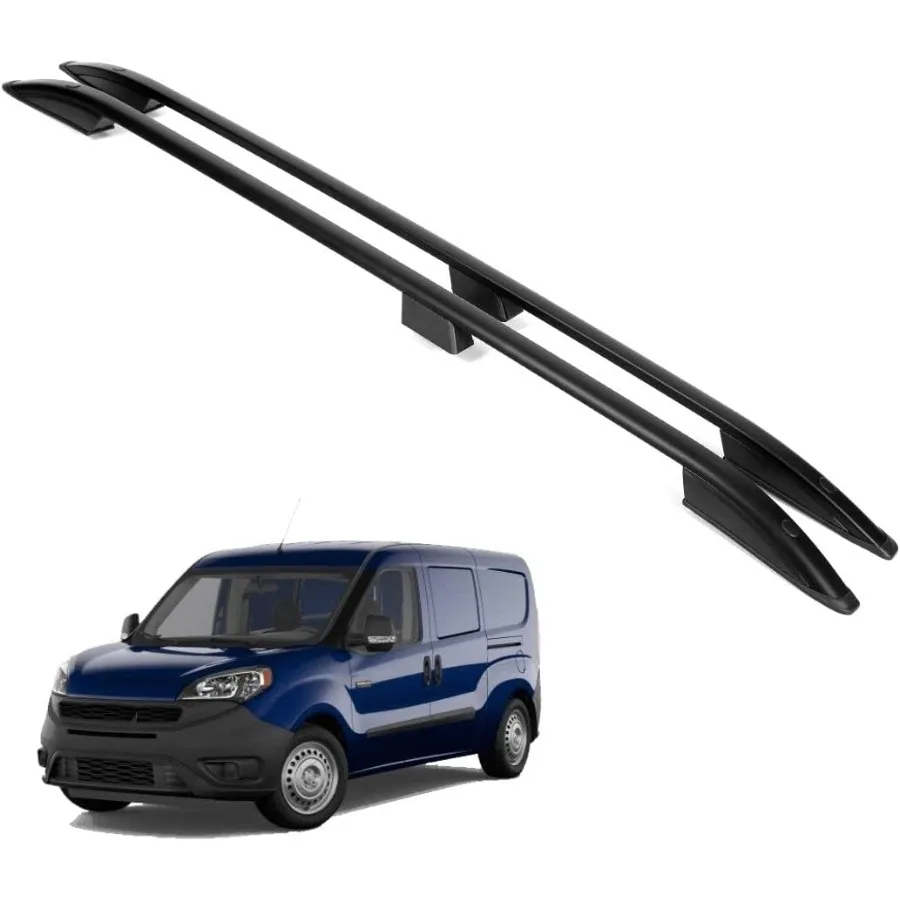 

ERKUL Roof Side Rails Rack for Ram Promaster City 2015-2022 Durable Aluminum Side Rails for Rooftop Luggage Carrier Kayak Canoe