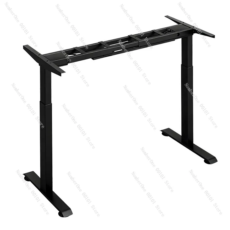 Dual Motor Electric Standing Desk Frame, Height Adjustable Gaming Table Legs, Computer Desk Home Study Writing Workstation