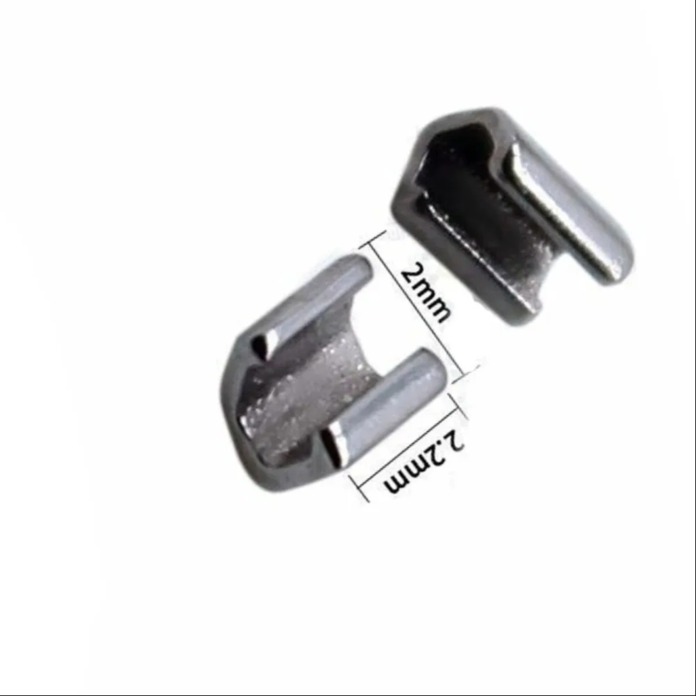 Crimpable Stops & Hooks for Orthodontics 100Pcs Bondable Buttons Fit 0.5/0.8mm Archwires Dental Mini Accessories Kit for Braces