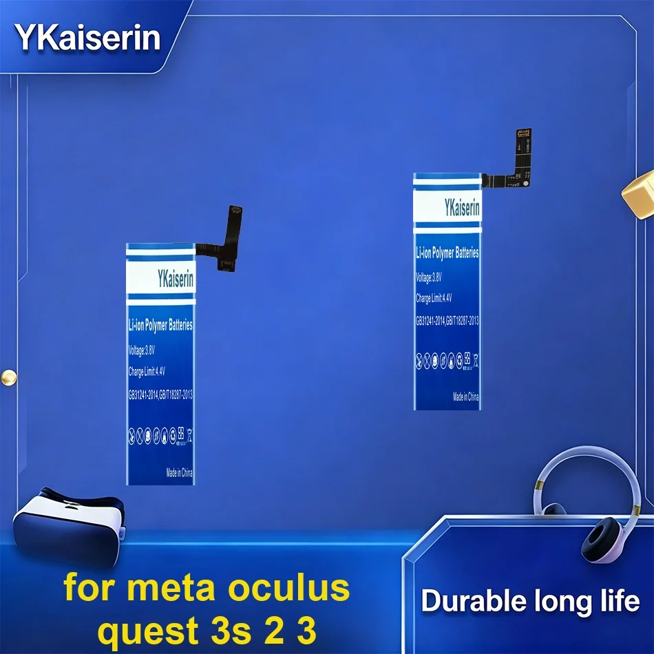 

Battery Safe 4200-5400mAh For Meta Oculus Quest 3S 2 3