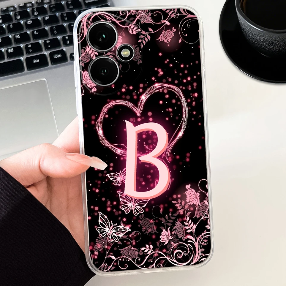 Etui na telefon Huawei Honor 400 400Pro 400Lite Coque Fashion Love Heart Soft TPU Clear Shell For 400 Smart Funda 400 Pro Case