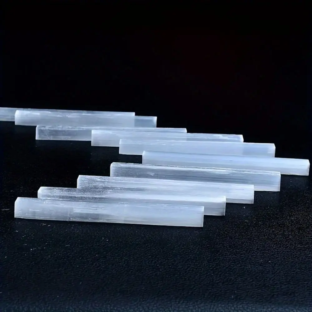 

20/30pcs Natural Crystal Selenite Sticks Gypsum White Quartz Wands for Home Decoration Art and Unique Gifts for Christmas