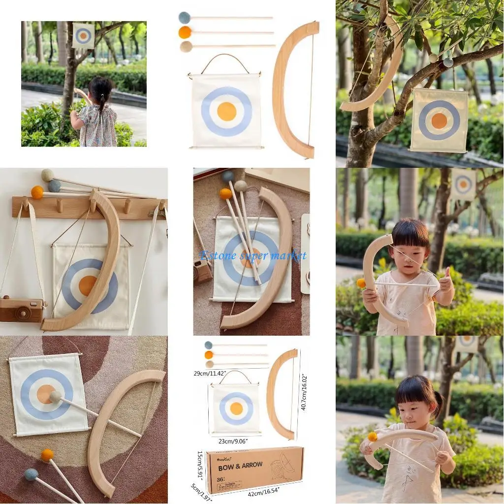 090B per bambini per freccia e set fogli bersaglio Giocattolo sportivo per l'educazione precoce genitore-figlio