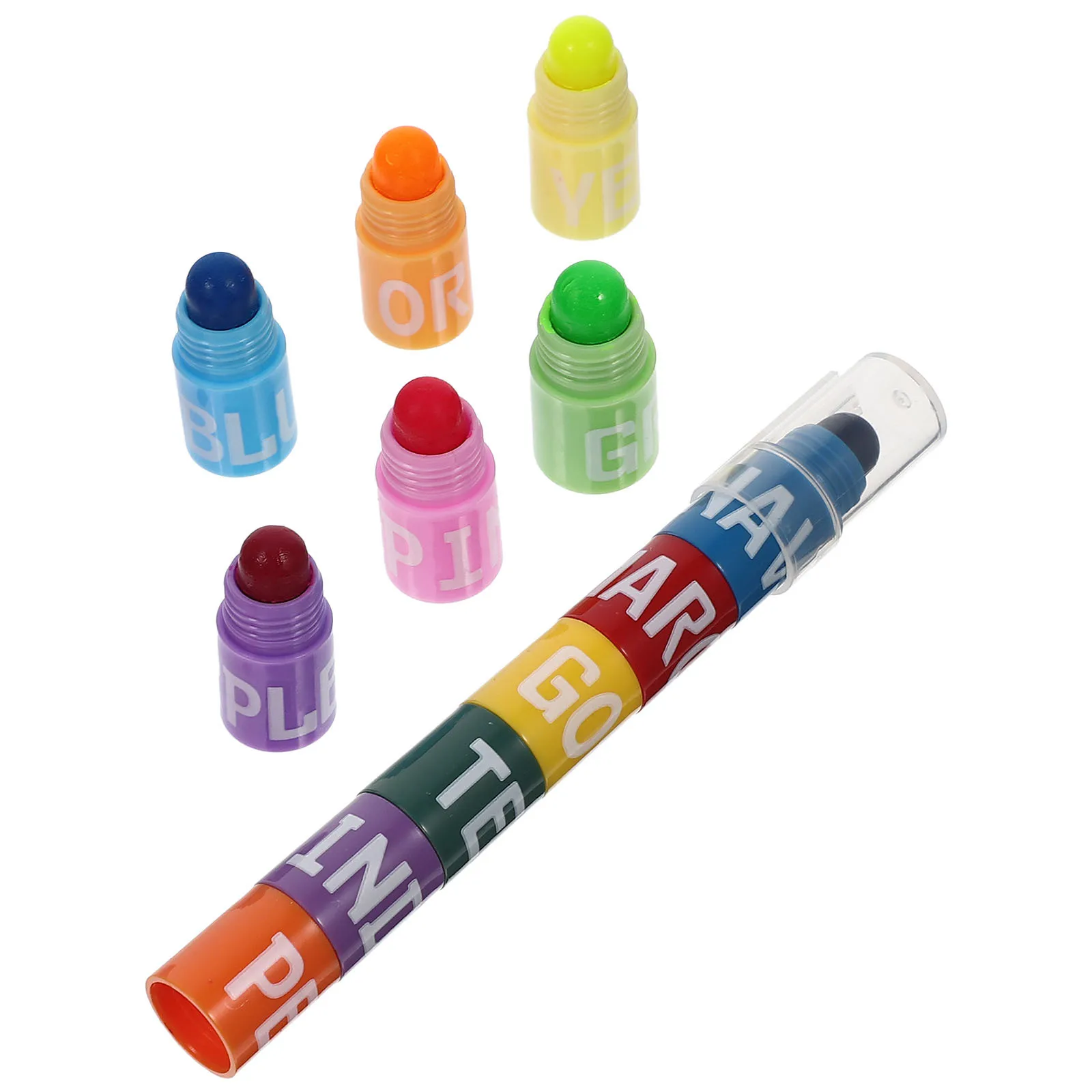 

2 Sets Colored Highlighter Pens Fluorescent Marker For Students Noting Drawing Writing School Office Supplies Assorted