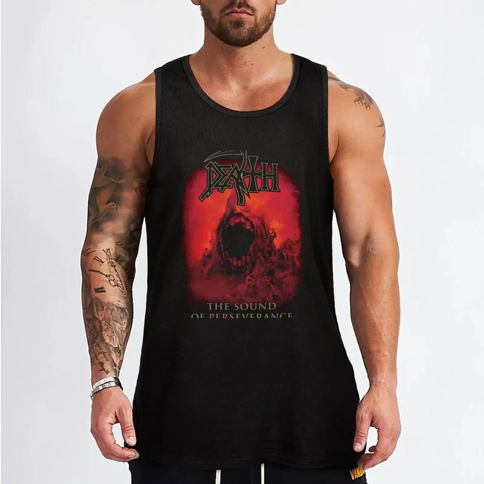 New Death - The Sound Of Perseverance Tank Top T-shirt for fitness Men's gym t-shirt Sleeveless T-shirt