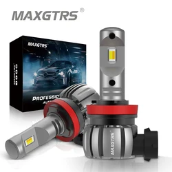 Faros LED antiniebla para coche, bombillas de doble Color, H3, H11, H8, H16, JP 9005, HB3, 9006, H3, HB4, PSX24W, PSX26W, P13W, 2 uds.