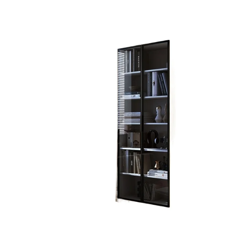 Display wine cabinet with glass door, household locker