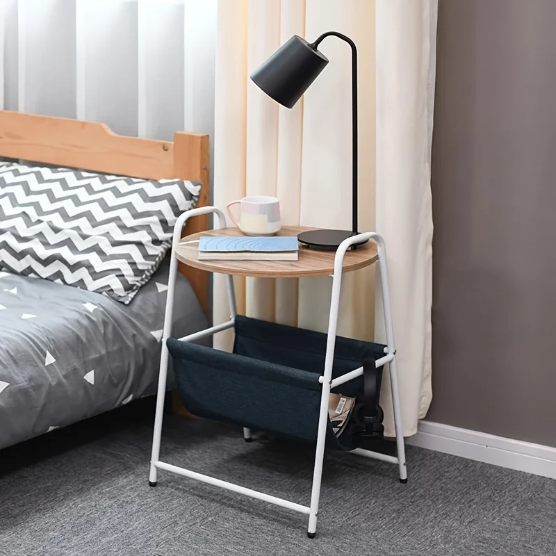 Muebles minimalistas modernos para sala de estar, mesita de noche móvil para apartamento pequeño, sofá, mesa lateral para el hogar, mesa pequeña para sala de estar y dormitorio