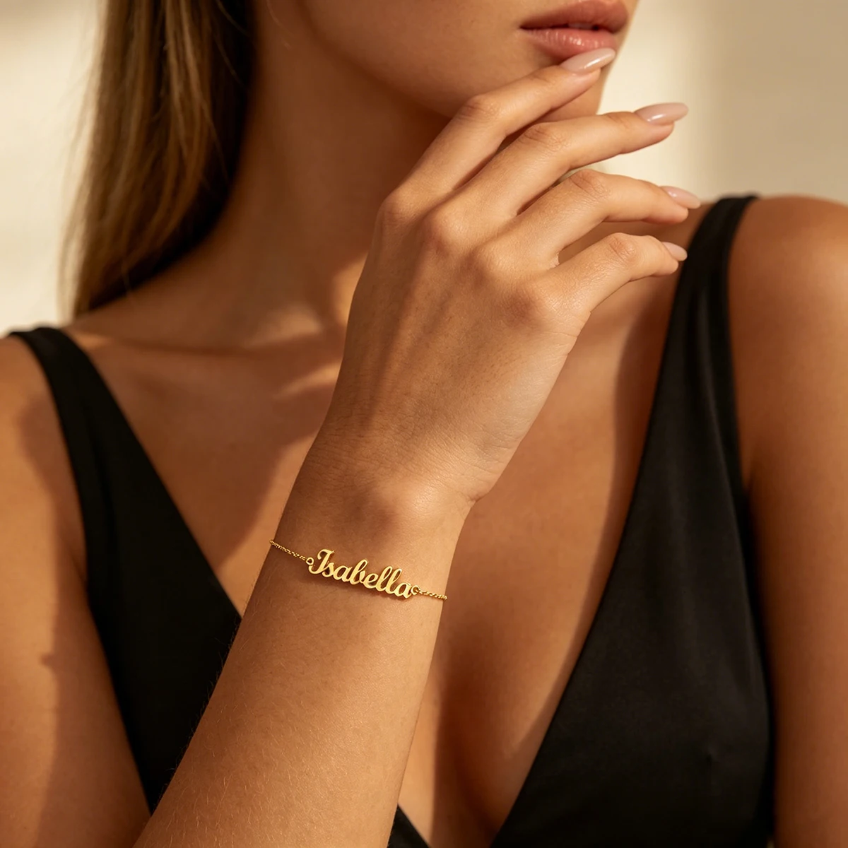 Custom Name Bracelet for Women Girls Stainless Steel Bracelets Link Chain Customized Jewelry Birthday Gifts 2026 Trend Fashion