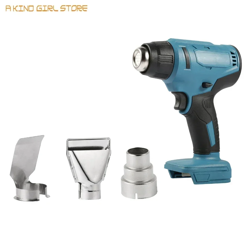 550W Cordless Electric Heat Gun For Makita 18V battery Plastic Heat Shrinkable Film Welding Hot Air Gun (without battery)