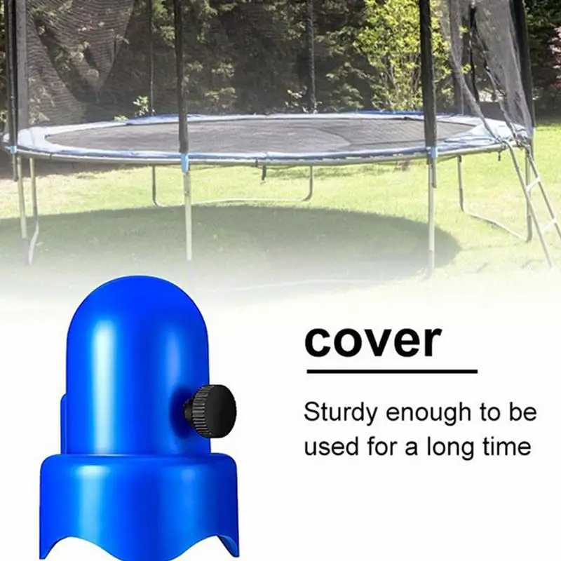 Trampoline Enclosure Pole Topper Trampoline Pole Covers Precise Attachment Protective Connector Extension Accessory For Activity