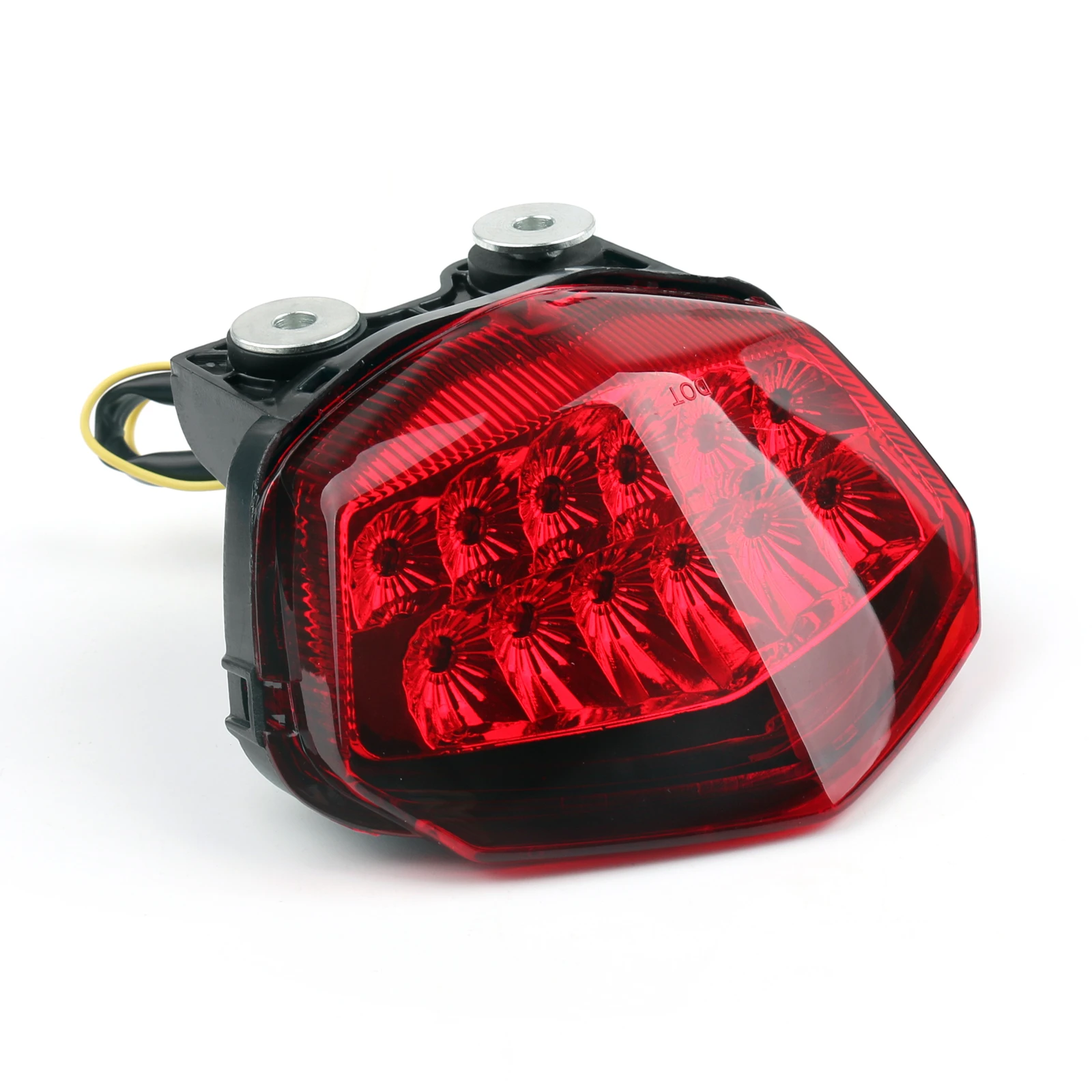 Artudatech LED Taillight Brake Turn Signal For Kawasaki NINJA EX250 ZX 250R 2008 2009 2010 2011 2012 Red