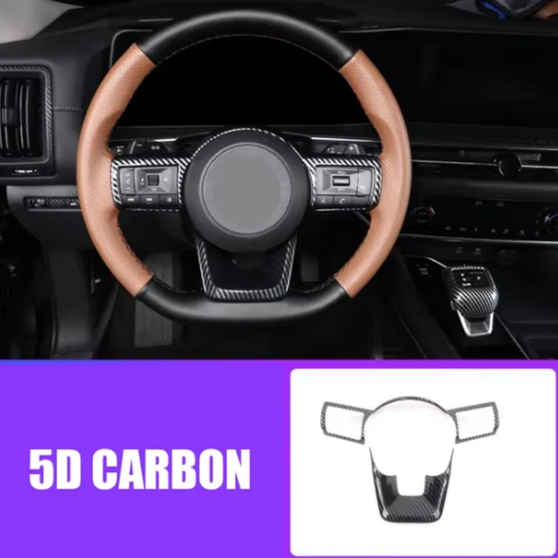 

For Nissan Pathfinder 2024 ABS Car Steering Wheel Button Switch Decorative Frame