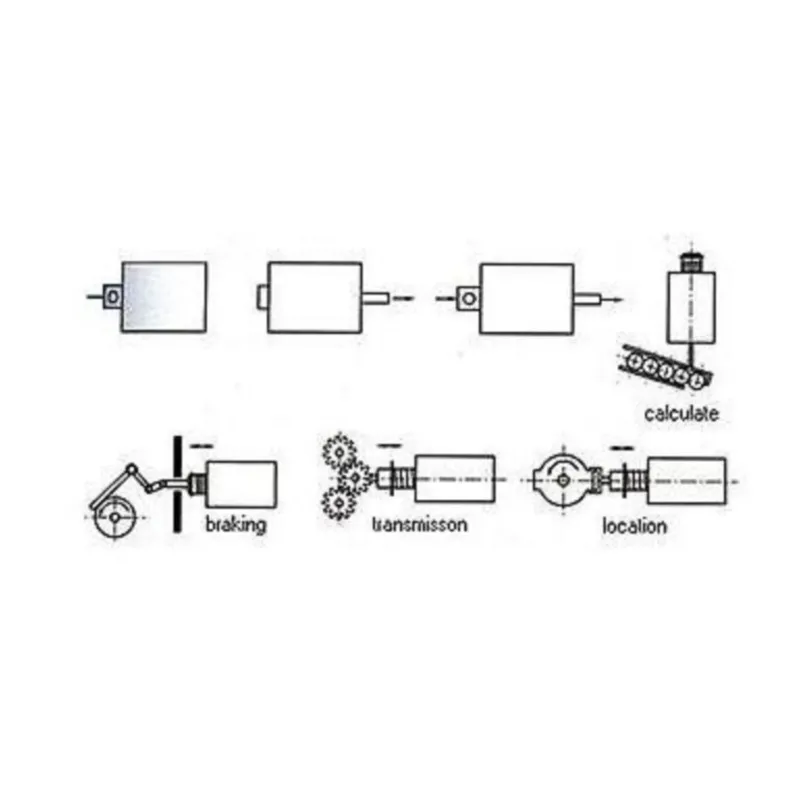 HCNE1-1039 12V 24V Pull Hold/Release 10mm Stroke 4.1Kg Force Electromagnet Solenoid Actuator