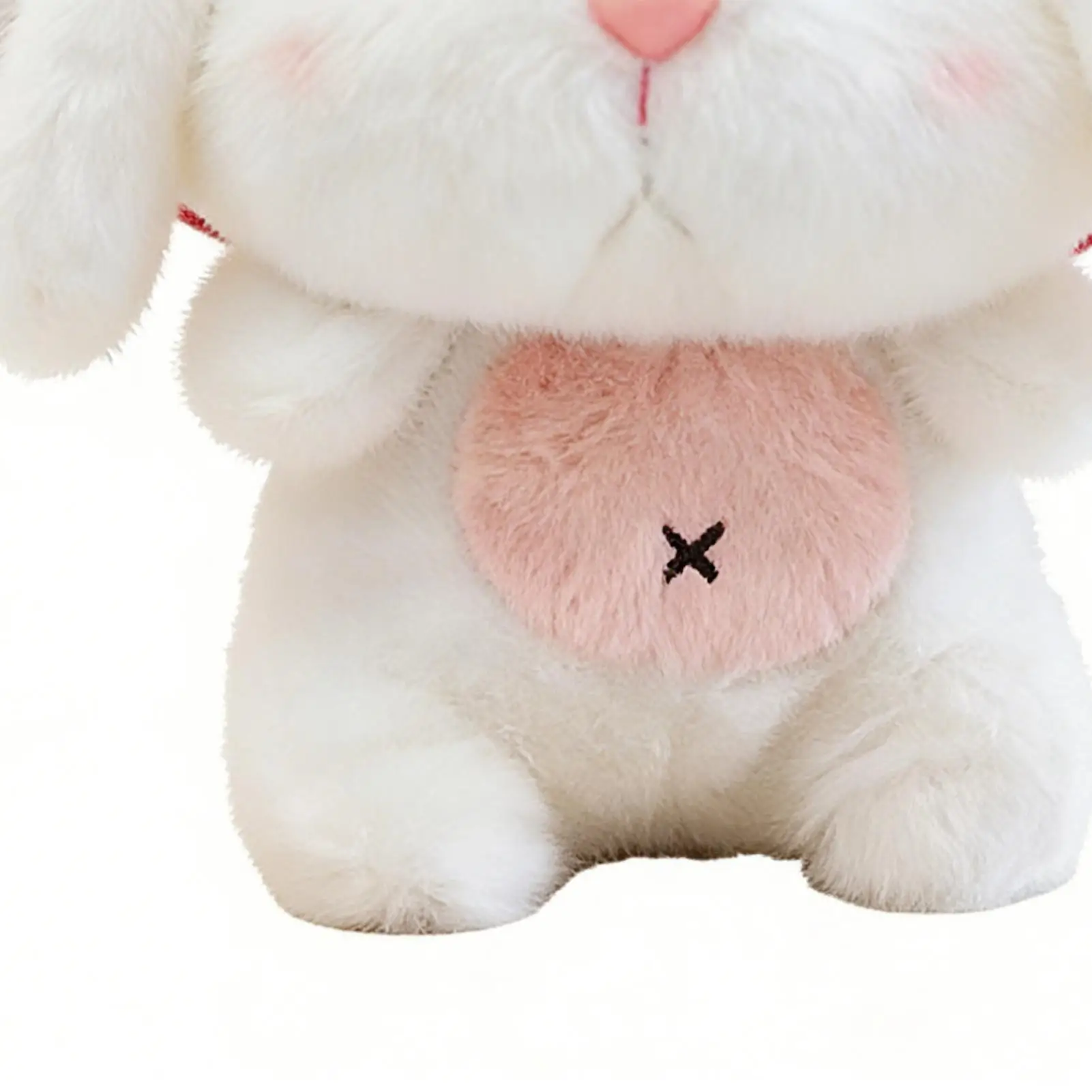 

Plush Bunny Lovely Bunny Easter Plush Toy Adorable Mushroom Hat Rabbit Pillow For Kids Boys Girls Nursery Home Desk Sofa Bed