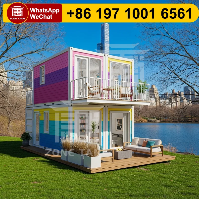 

Prefab Home Detachable Modular Homes Modular Tiny House Container Home Earthquake Resistant Temperature Control Commercial Shop