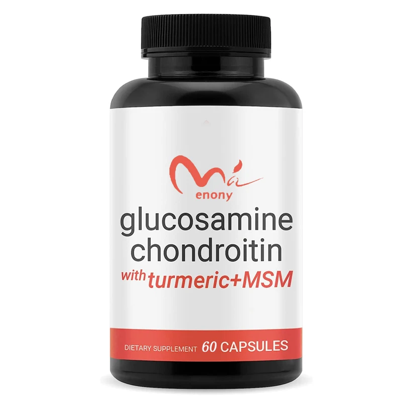 

Glucosamine chondroitin turmeric,a high-quality supplement suitable for men and women,supports joints with 60vegetarian capsules