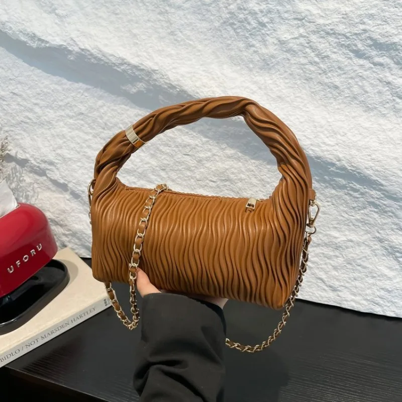 

Adorable Boho Female Bag Micro Shape 2025 New Model Maillard Color Campus Students Bag Attractive Trendy