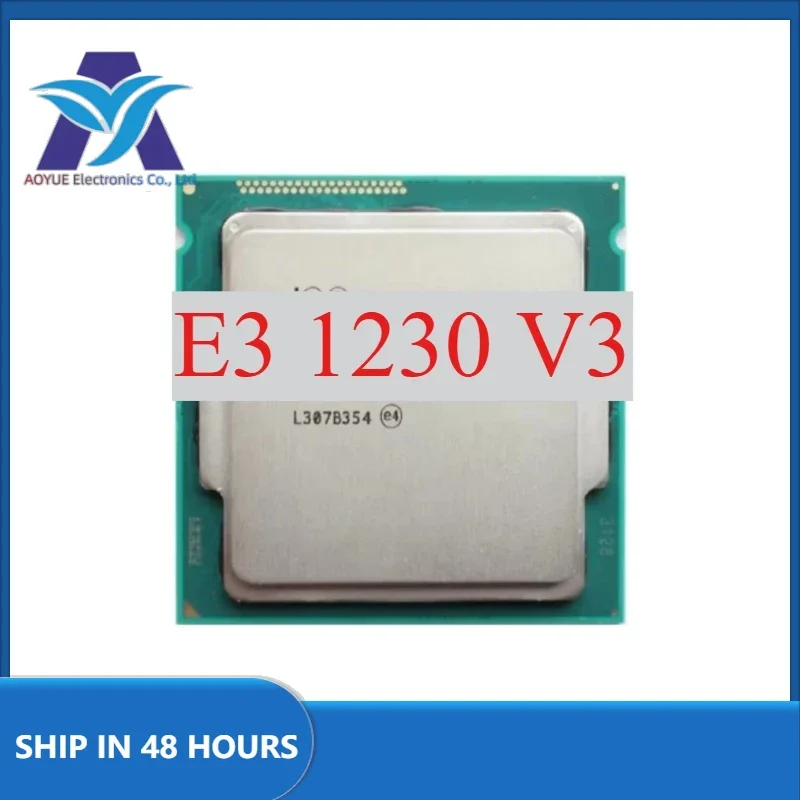 1pcs Intel Xeon E3 1230 V3 E3-1230 V3 E3 1230V3 E3-1230V3 Processor 3.3GHz Quad-Core LGA 1150 Desktop CPU Used Test perfect