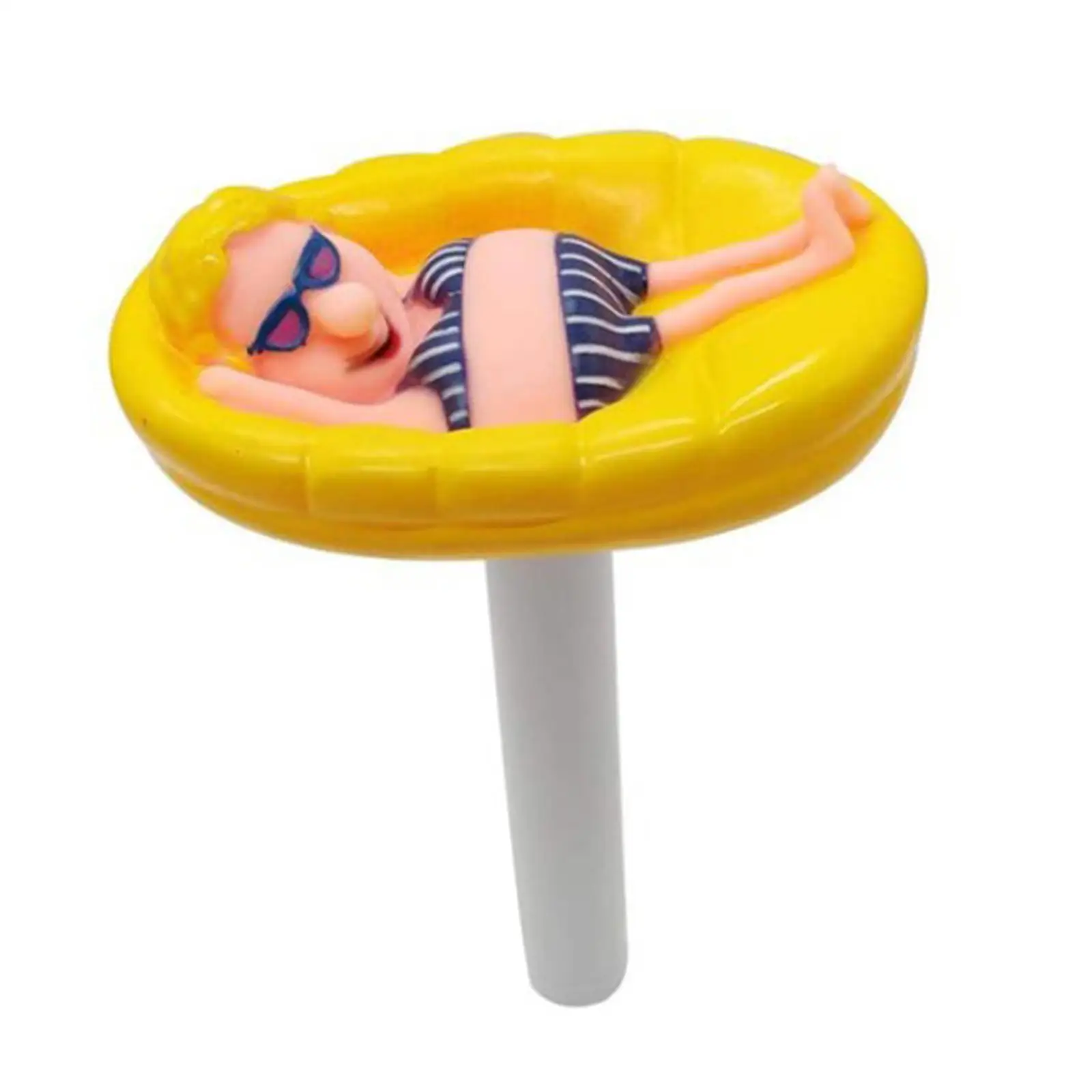 Easy Reading Pool Thermometer Floating Type for Fish Pond Aquarium and Hot Tub with Durable PP Material and Long String