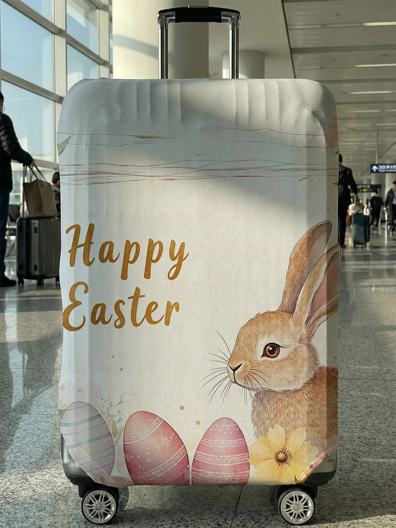 

Rabbit Easter egg luggage protection cover, suitable for 18-32 inch luggage covers, luggage handle gloves, travel accessories