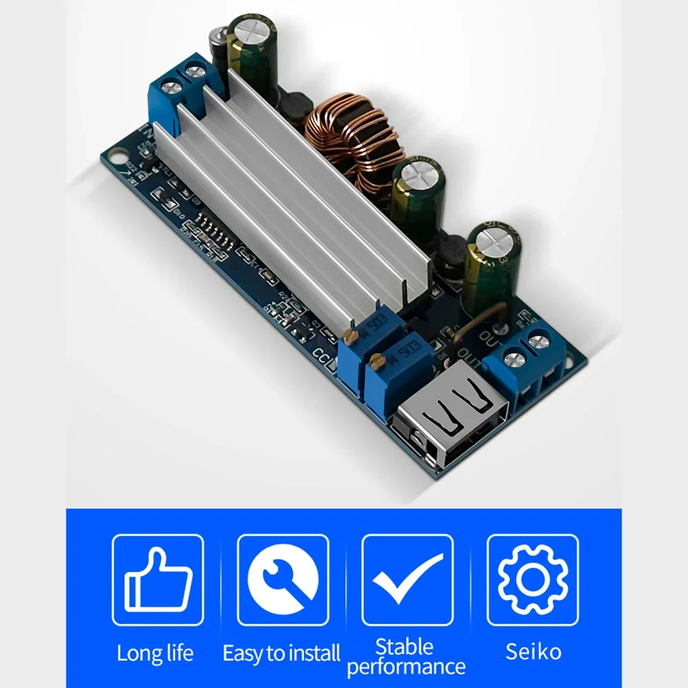 DC2-24v Naar DC3-30v Spanningsomvormer 4a 80W Step-Up Transformator Vermogensmodule Cc Cv Voor 18650 Lithium Batterij High-Power Booster