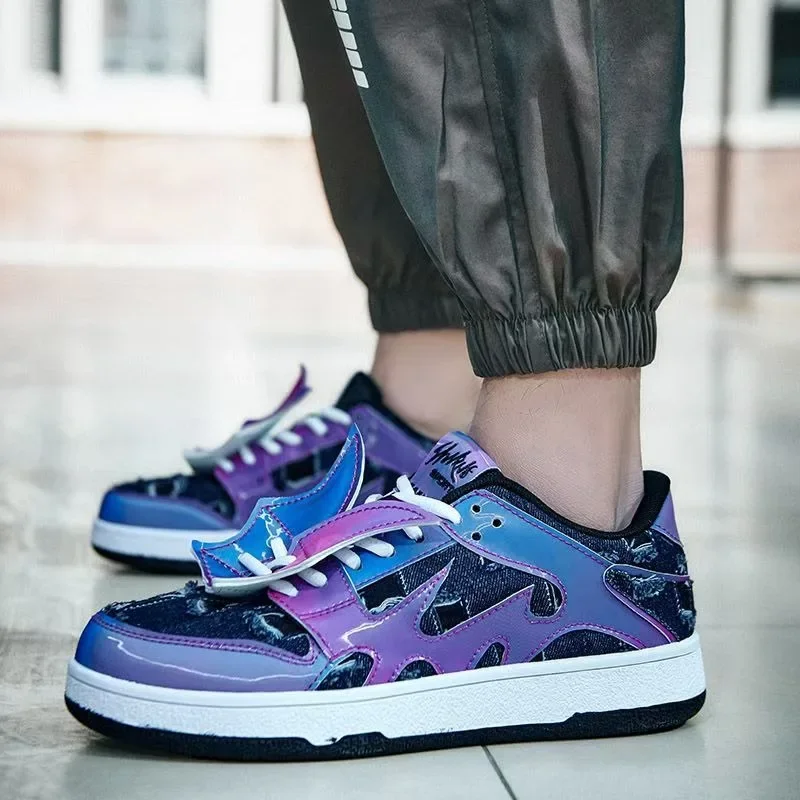 

Весенне-летняя мужская и женская спортивная обувь, спортивная обувь со звездным стилем и летучей мышью