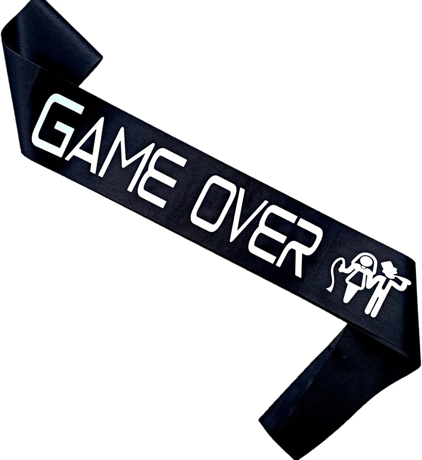 

1pcs Game Over Groom To Be Groom Sash Hats for Bachelor Party Supplies Gift Wedding Engagement Bridal Shower Decoration Favor