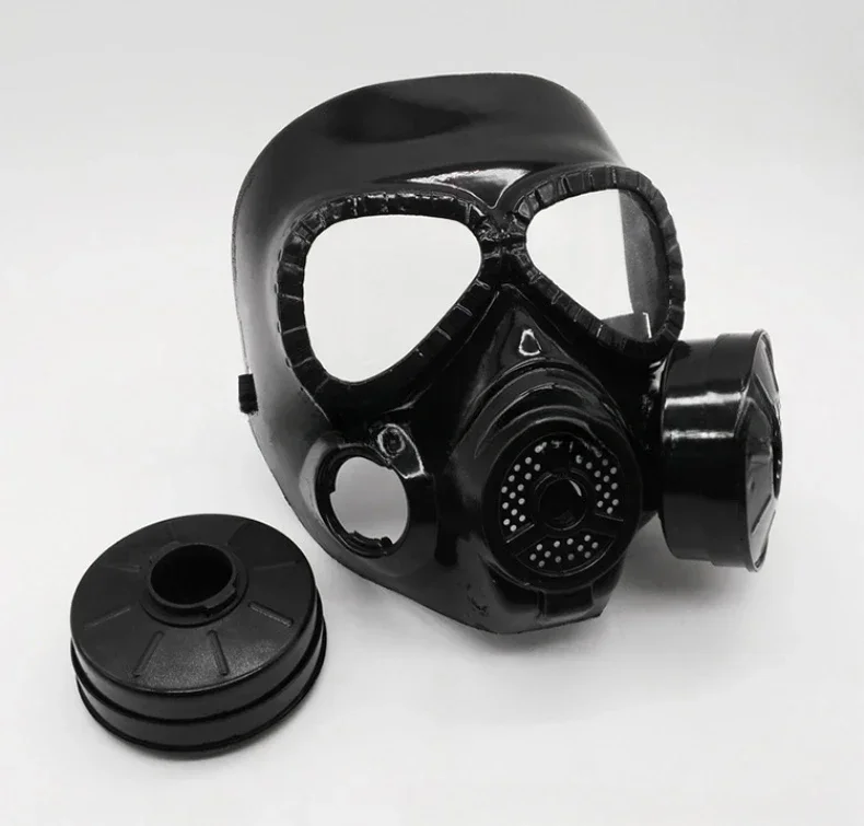 Taktische Maske Airsoft BB Gun CS Cosplay Kleidung Schutz Vollgesichts-Gasmaske Rosa Grün Schwarz Abnehmbare Taktische Gasmasken – Detail 8